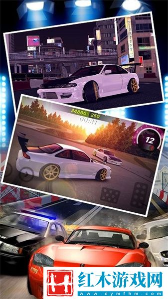 飞车狂飙大师免费手机版：经典赛车游戏独家升级，游戏画面风格独具一格！